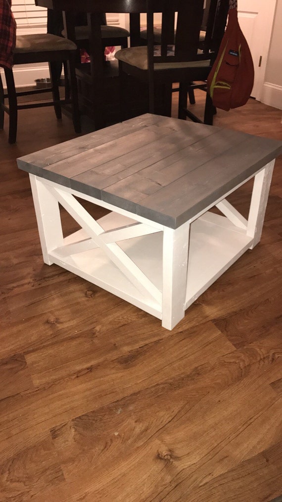 Rustic X Farmhouse coffee table