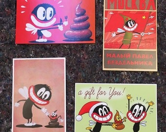 Postcard collection # 3-4 postcards 10 x 15 cm