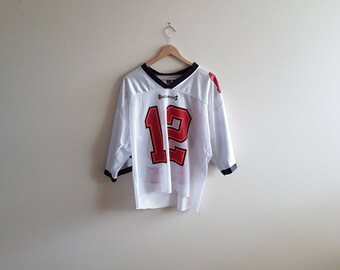 Vintage Tampa Bay buccaneers jersey, vintage NFL jersey, 90s Tampa bay buccaneers, 90s mesh shirts