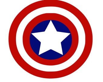 Captain America SVG, superhero svg, cartoon sign, cricut silhouette cutting file, dxf, eps, png, download