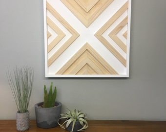 Wood Wall Art 2'x2'