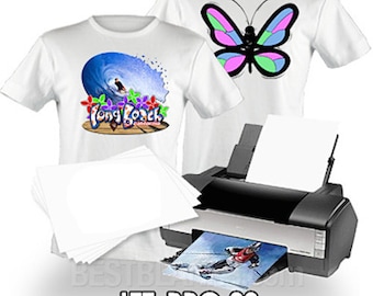 Neenah Jet Pro II Inkjet Heat Transfer Paper - Iron On Transfer Paper for Light Colors -8.5 X 11" Sheets- FREE SHIPPING!