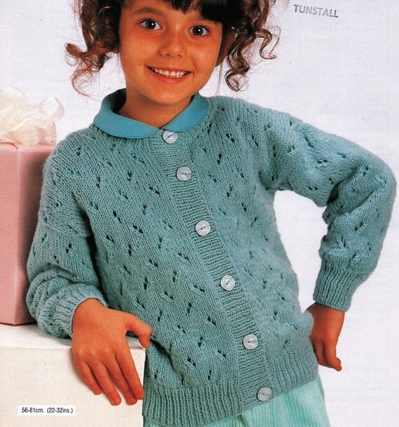 Knitting pattern - girls cardigan - fashion knits - double ...