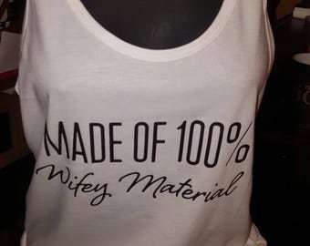 Wifey Tank - Wifey Tank Top - Wife Shirt - Wifey - Hubby Wifey Shirt - Wedding Gift - Wifey Hubby Shirts - Just Married Shirts - Future Mrs