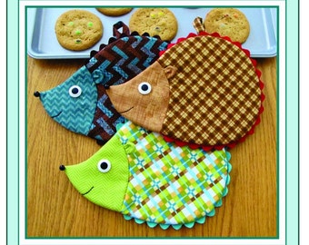 Hedge Fun! Potholder & Hot Pad Sewing Pattern