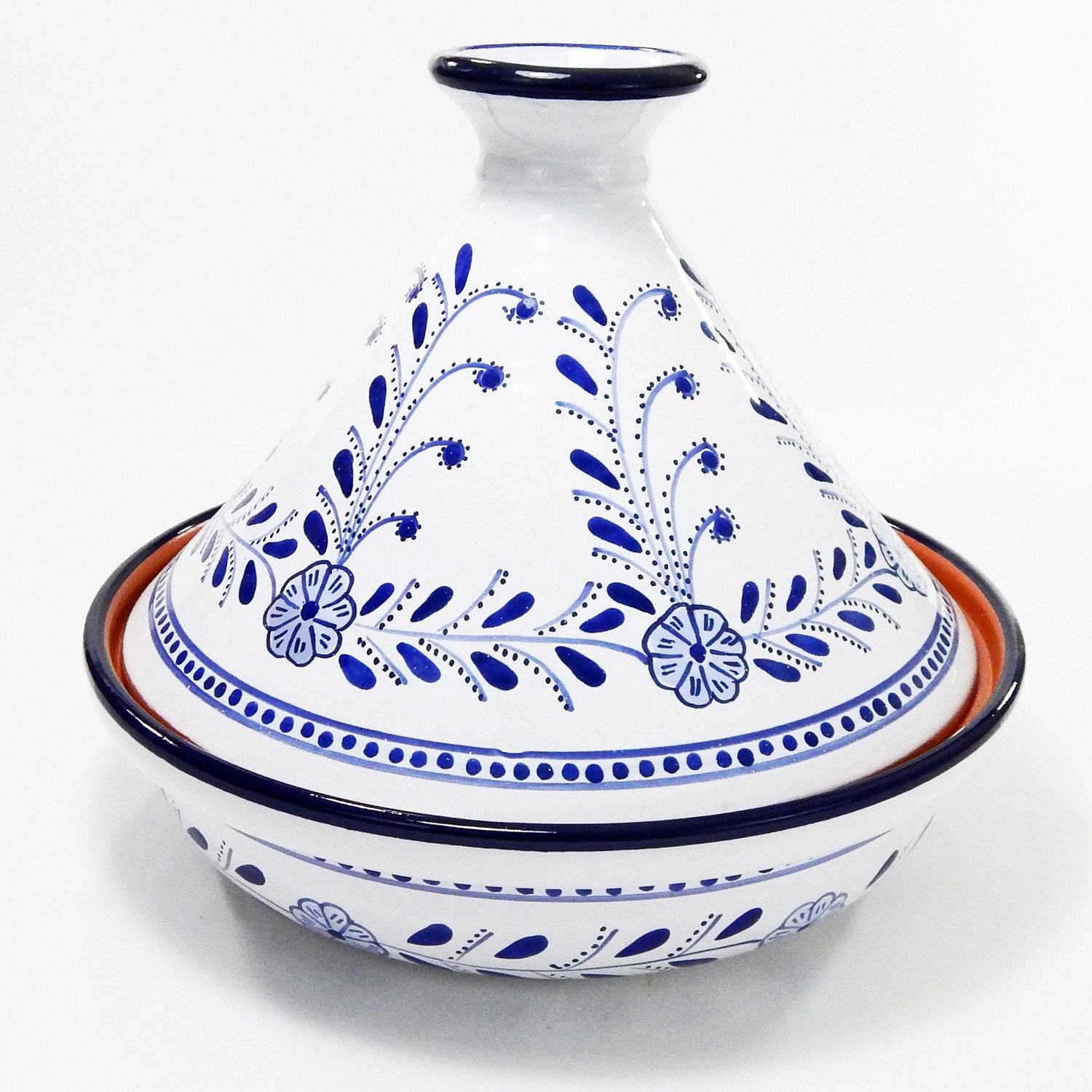 Hand Painted Ceramic Cookable Tagine