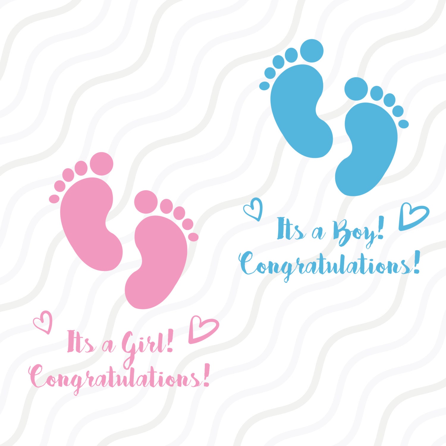 Download Baby Feet SVG Baby Footprint SVG Girl and Boy Feet SVG Cut