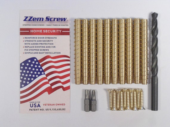 10-pk 3 ZZem Screw-Stripped screw hole repair kit for