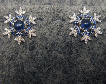 white sapphire stud white sapphire stud