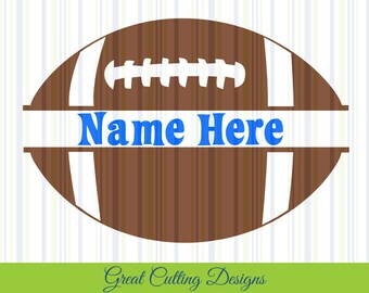 Football SVG Cut File Monogram svg DXF cut file Cricut svg Silhouette svg Vinyl Cut File Digital cut file Cricut cut file dxf files Cameo