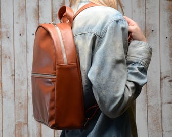 Leather backpack. backpack, laptop backpack, woman backpack, woman backpack, sac à dos , leather rucksack, gift for woman