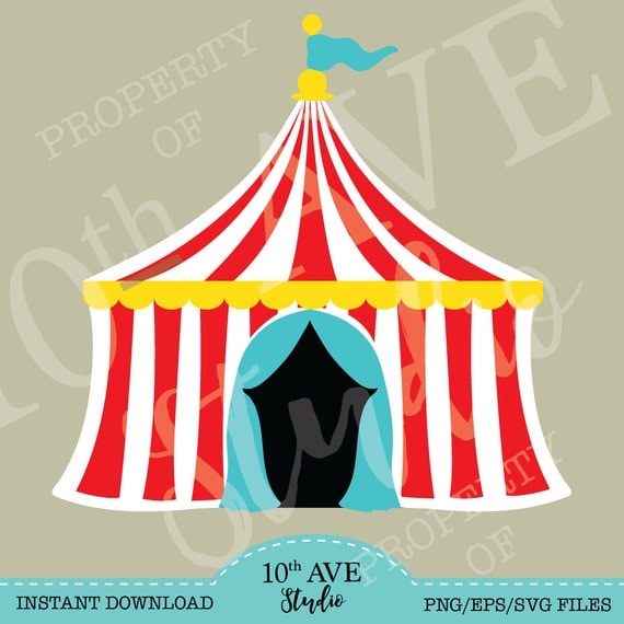 Download CarnivalCircusBig Top Tent SVG/PNG/EPS/dxf Clipart and cut