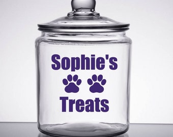 Dog Treats Decal - Personalized Pet Treat Decal - Dog Food Decal - Dog Treat Sticker - Pet Food Decal - Animal Lover Decal - Dog Decal - Pet