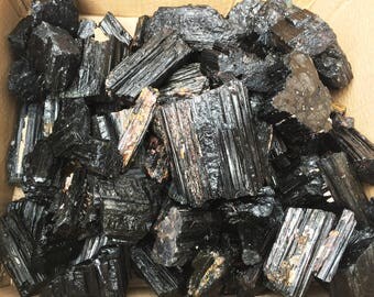Best Black Tourmaline/Healing Crystal Rods/Protection crystal/Grounding Stone/Psychic Shield(One of Weight:1 pounds -30 pounds)