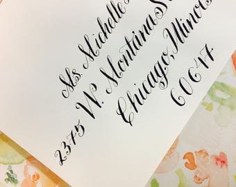 Wedding Envelope Calligraphy | Calligraphy Envelope Addressing | Calligraphy Services | Handwritten Envelope Calligraphy | Special Occasion