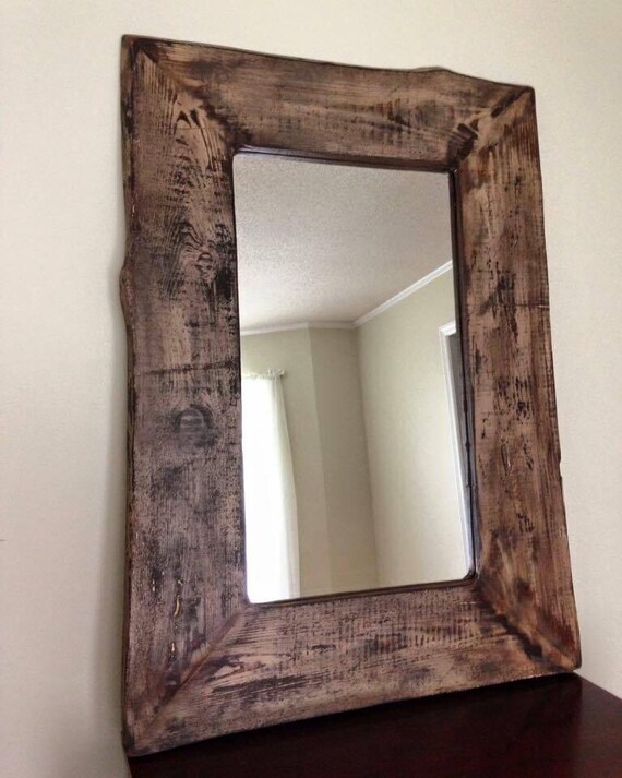 Items similar to Reclaimed Wood Mirror on Etsy