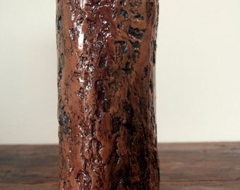 Raku vase