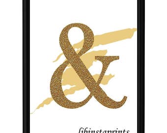 Ampersand Wall Art ampersand wall decor | etsy Ampersand Wall Art ampersand wall decor | etsy