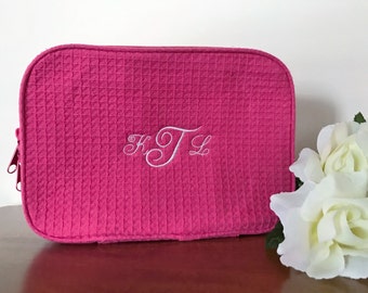 Cosmetic bags, makeup bag, make up bag, personalized bag, personalized make up, monogrammed make up bag, Brides maid cosmetic bag