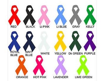 Items Similar To Cancer Awareness Ribbons On Etsy