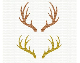 Antlers SVG, cutting file, vinyl file, svg, antlers, svg file cameo file, cricut, woodland, deer, antlers svg, antlers download, download