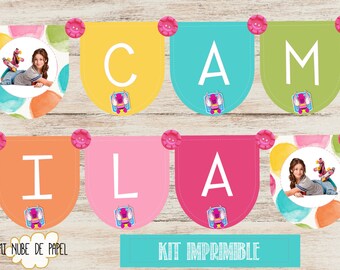 Kit imprimible Soy Luna! Personalizado