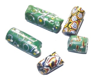 5 Mixed 19th C Venetian Glass Beads for the African Trade