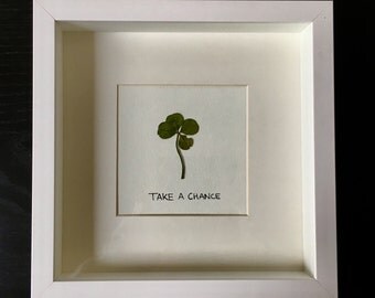 Share the luck art frames - Four leaf clovers - Trèfles à quatre - Porte bonheur