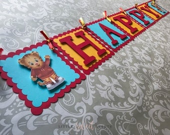 Daniel Tiger Birthday Banner, Daniel Tiger Banner, Daniel Tiger Party Supplies, Daniel Tiger Birthday