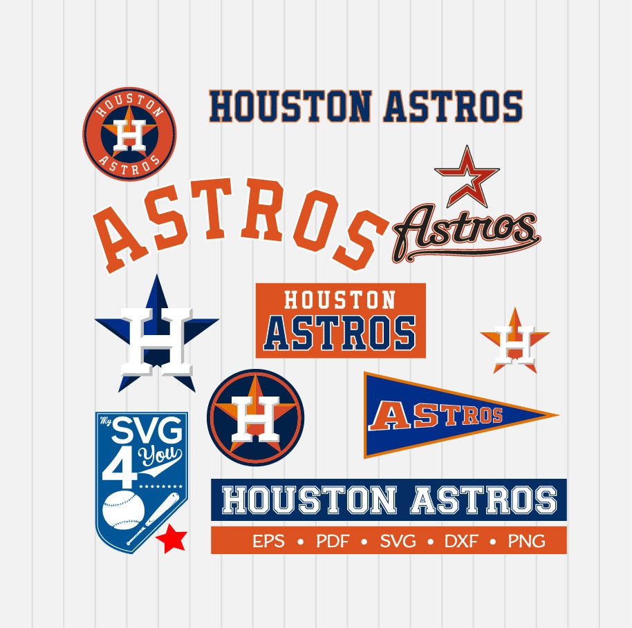 Download Houston Astros Cut Files SVG Files Baseball Clipart Cricut