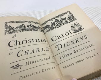 1930's | Vintage; A Christmas Carol | hardcover printed in 1939