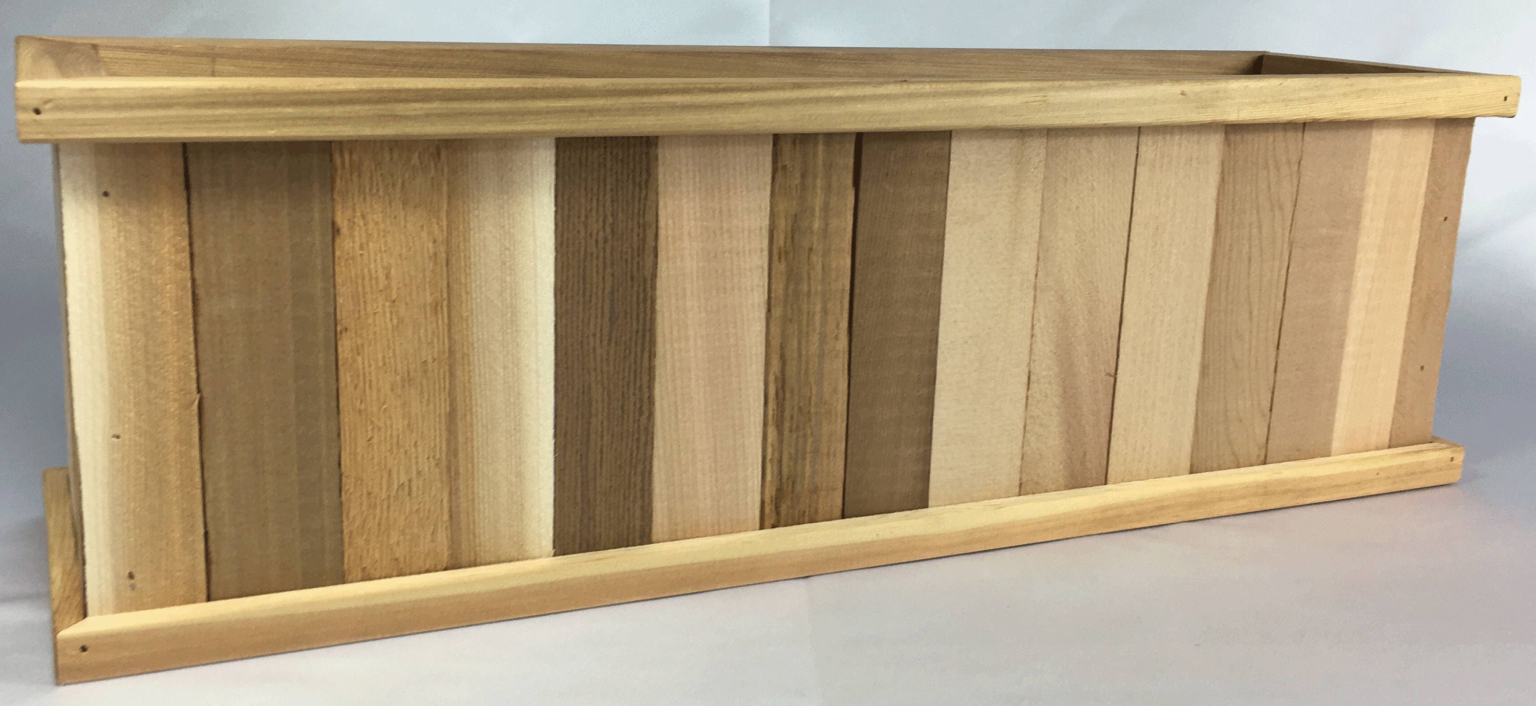 Cedar Planter Box 24 inch Vertical WrapAround
