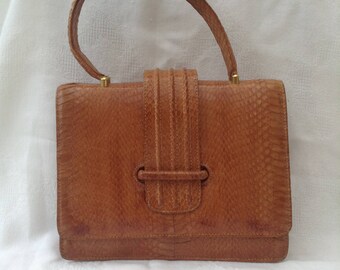 Vintage Snake Skin Bag