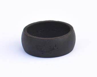 INSTYNCT Men's Silicone Ring for Fishermen and Outdoorsmen (Black Color)