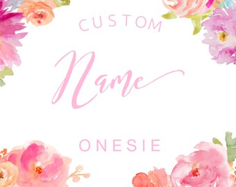 Custom Name Onesie