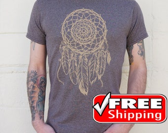 Dream Catcher Shirt, Native American Clothing, Tribal Shirt, Indian Shirt, Free Shipping Worldwide, New, For Men And Women, Size S, M, L, XL
