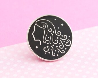 Star pin - enamel pin, feminist pin, emily bronte, wuthering heights