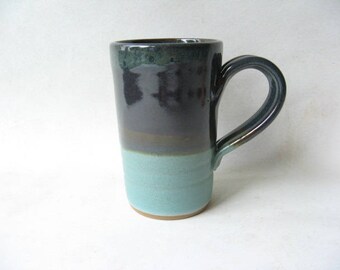 Pottery Coffee Mug, Latte Mug, Tall Mug
