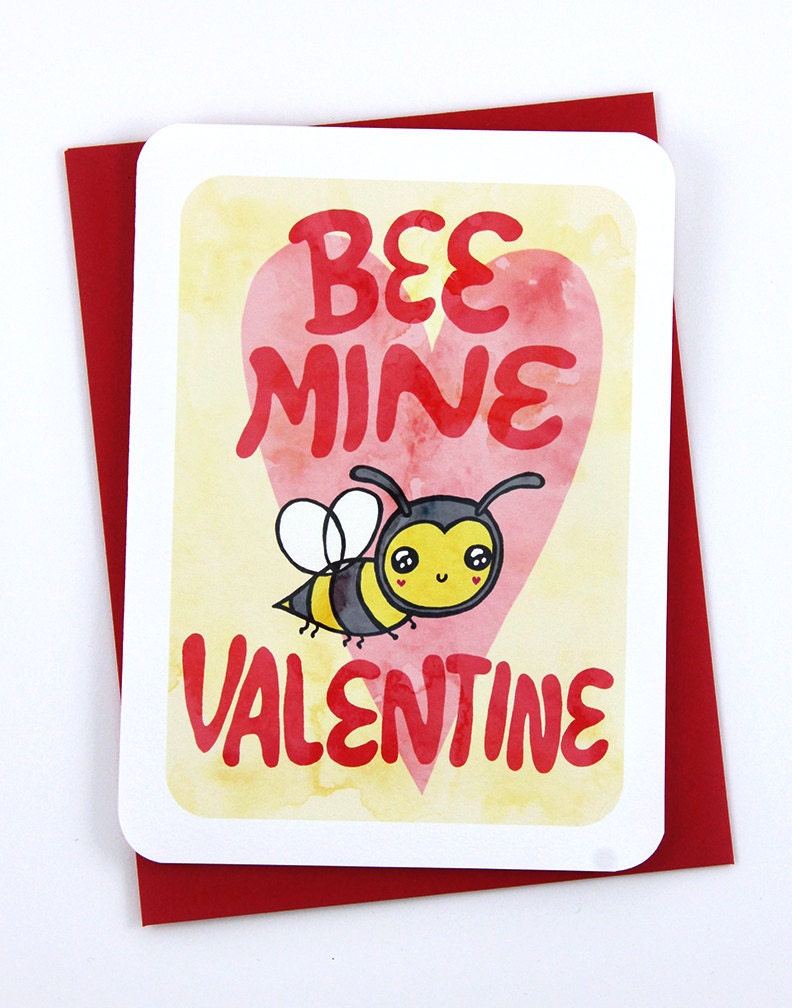 Download Bee Mine Valentine Valentines day card funny valentine card