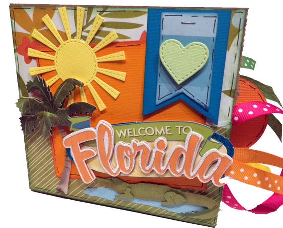 Florida Vacation Scrapbook Family Photo Album Florida