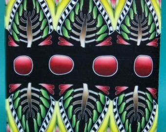Polymer Clay Square Cane -'Jungle Journey' series (7cc)