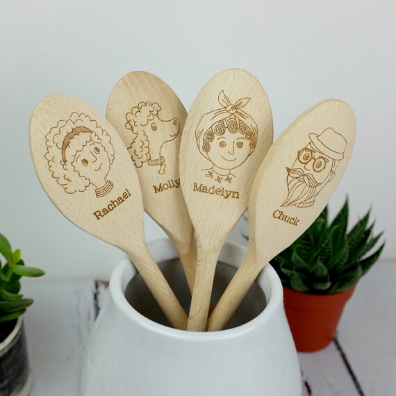 Personalised Wooden Spoon Baking Gift Gift for Mum