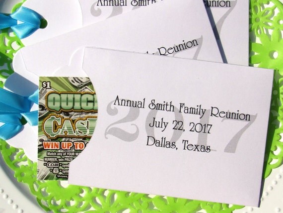 Family Reunion Favors - Lottery Ticket Favors - 2017 Favors - Reunion Favors - Family Reunion - Favors Family Reunion - Lotto Favors Il_570xn