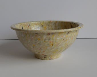 Small Texas Ware Confetti Bowl / Melamin Bowl / Melmac Bowl / Speckled Bowl