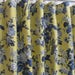 French Country Curtains Blue Yellow Floral Drapes French