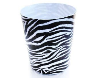 chevron wastebasket trash can your choice of color grey chevron wastebasket trash can your choice of color grey