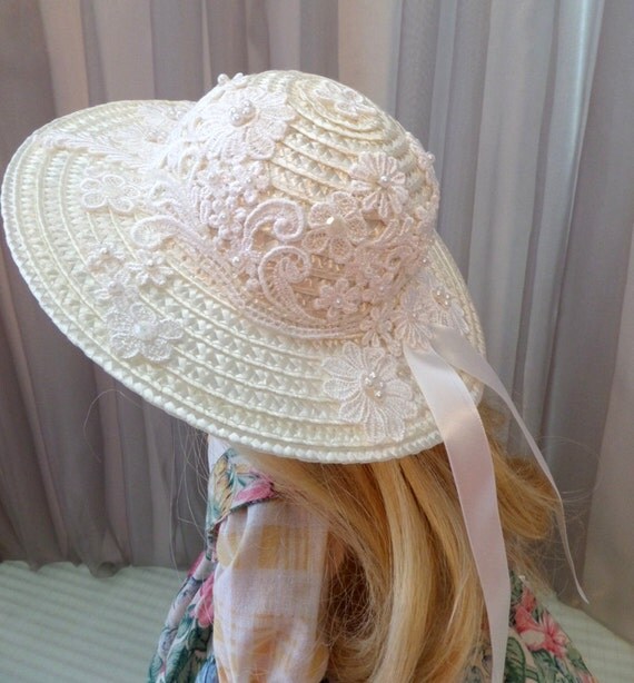 18 Inch Doll Accessories / Doll Hat / Doll Straw Hat