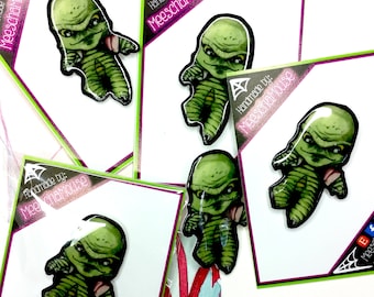 Creature From the Black Lagoon Brooch Horror Pin - Pin - Jewelry - Halloween