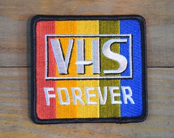 VHS Forever Embroidered Patch