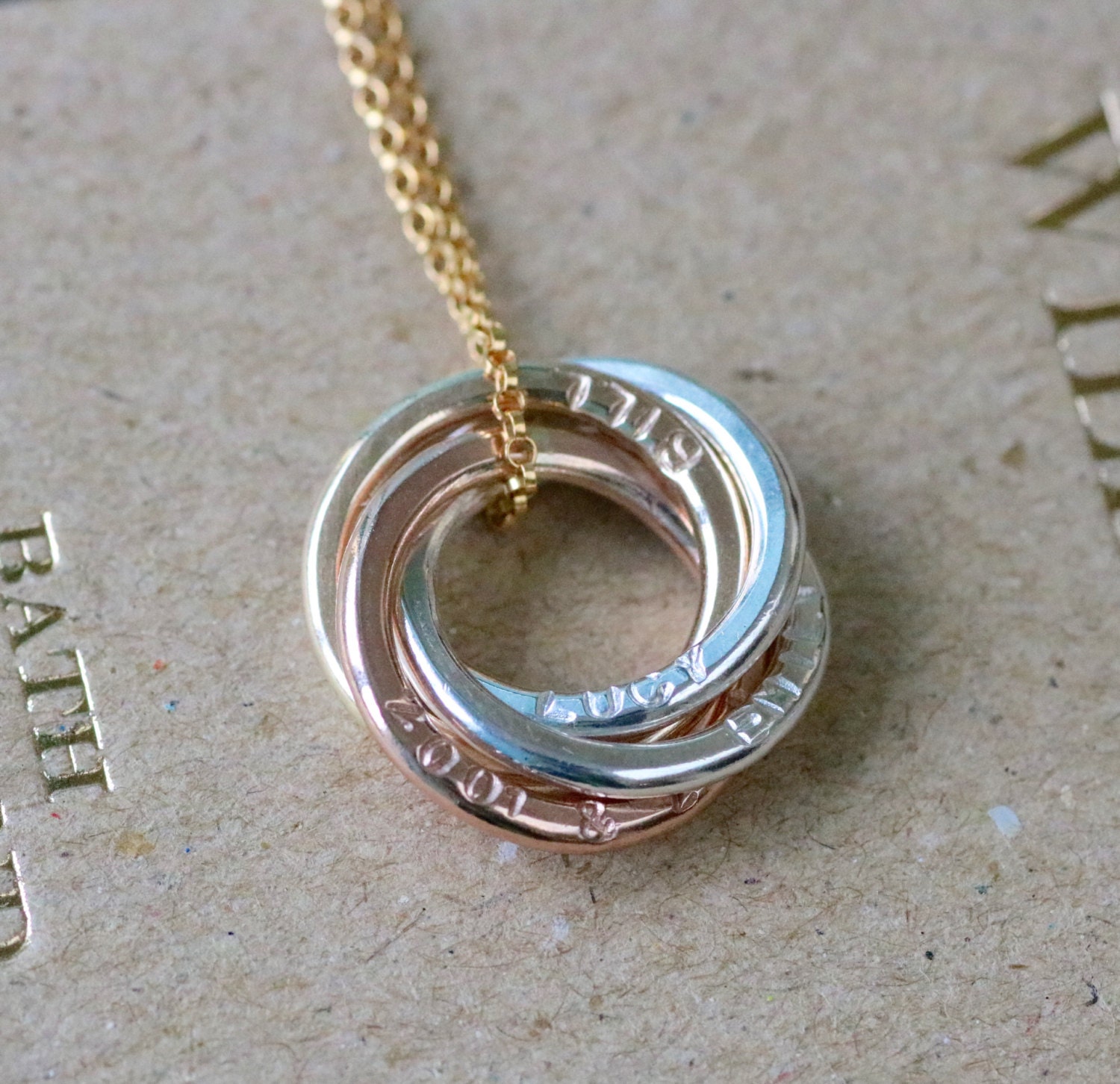 Rose gold mom jewelry for her names necklace rose gold